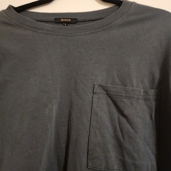 Womens's Grey T-shirt Dress From Quince - Picture 2 of 2